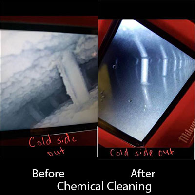 CleanCo Chemical Cleaning - Before and After