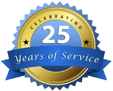 25 years of service image